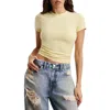 Good American Super Stretch Baby Tee