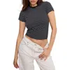 Good American Cropped Baby Tee