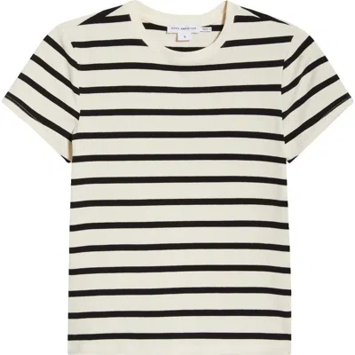 Good American Super Stretch Cotton Blend T-shirt In White