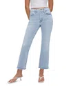 Good American Womens Ga Good Legs Crop Mini Boot-leg Mid-rise Stretch-denim Jeans Indigo510 In Indigo