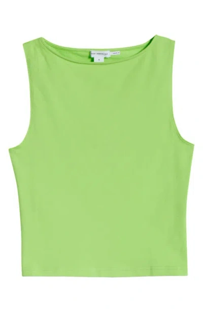 Good American Super Stretch Tank Top In Lime