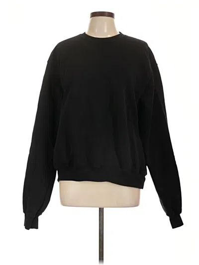 Pre-owned Good American Sweatshirt In Black