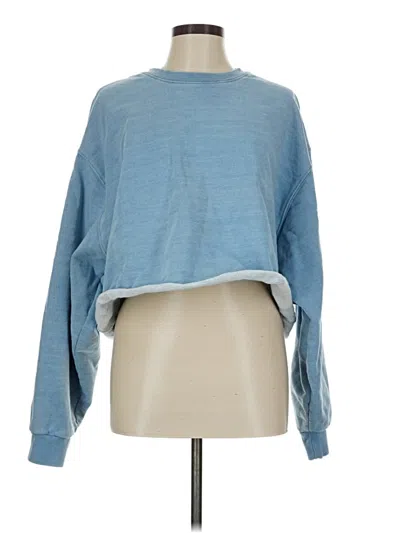 Pre-owned Good American Sweatshirt In Blue