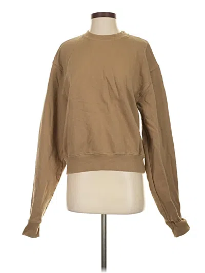 Pre-owned Good American Sweatshirt In Brown