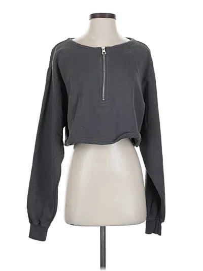 Pre-owned Good American Sweatshirt In Gray