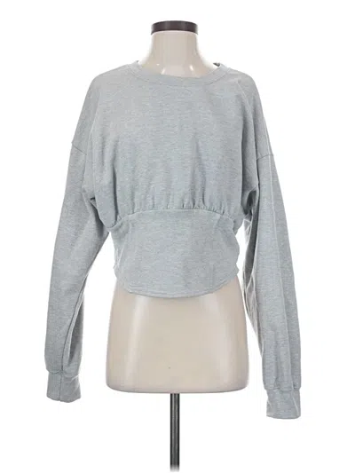 Pre-owned Good American Sweatshirt In Gray