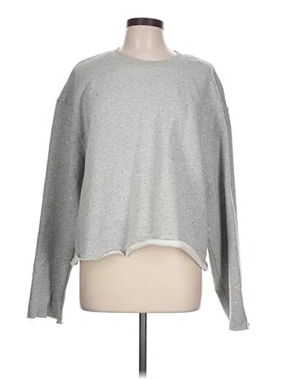 Pre-owned Good American Sweatshirt In Gray