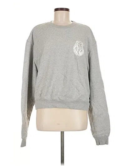 Pre-owned Good American Sweatshirt In Silver