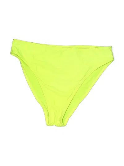 Pre-owned Good American Swimsuit Bottoms In Green