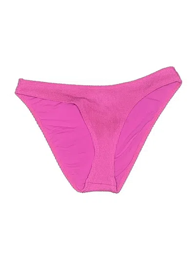 Pre-owned Good American Swimsuit Bottoms In Pink