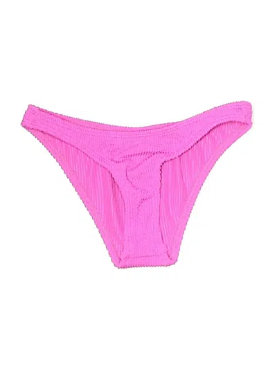 Pre-owned Good American Swimsuit Bottoms In Pink