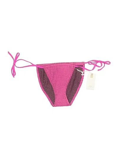 Pre-owned Good American Swimsuit Bottoms In Pink