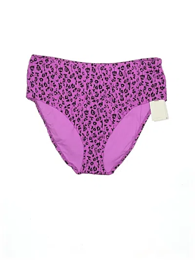 Good American Swimsuit Bottoms In Purple