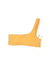 Good American Swimsuit Top Orange Solid Pattern Swimwear In Orange