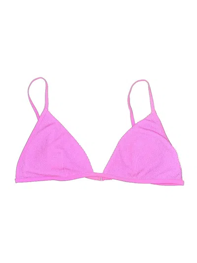 Pre-owned Good American Swimsuit Top Pink Swimwear