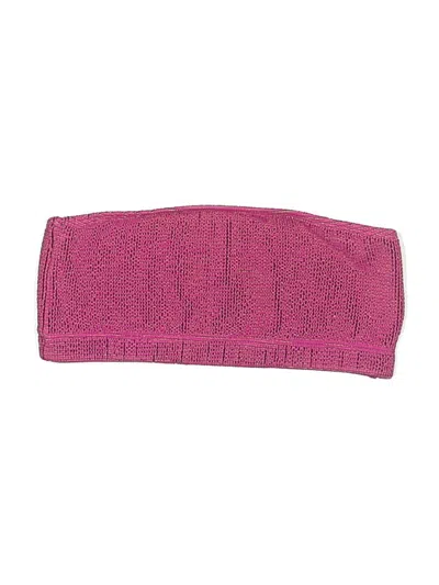 Pre-owned Good American Swimsuit Top Pink Swimwear