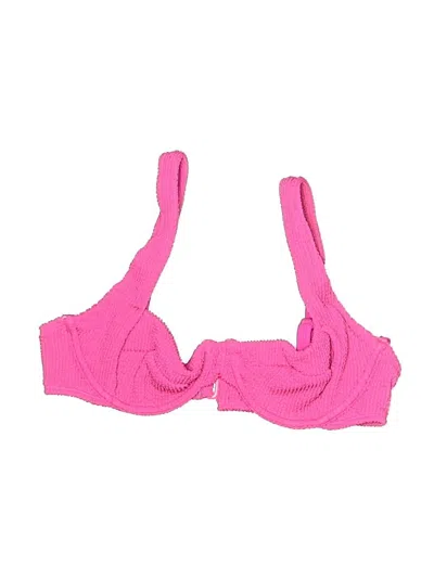 Pre-owned Good American Swimsuit Top Pink Swimwear