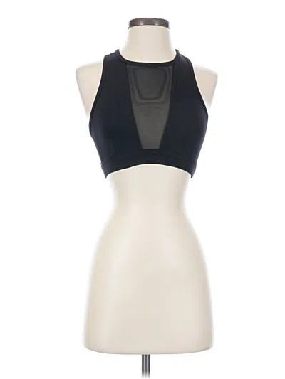 Pre-owned Good American Tank Top Black Halter Neckline Tops