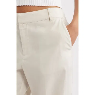 Good American Tencel Lyocell Blend Wide Leg Pants In White