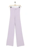 Good American Terry Rib Knit Wide Leg Pants