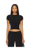 Good American Terry Tee In Black001