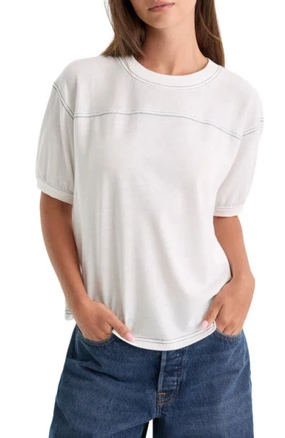 Good American The Gym Short Sleeve Tee In White