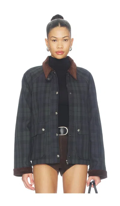 Good American The Heritage Jacket In Blue