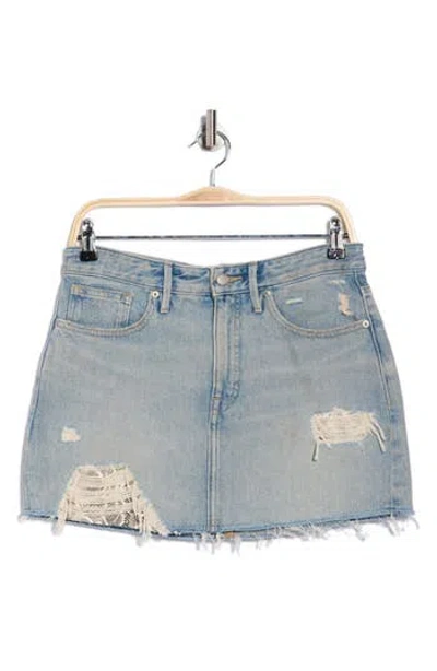 Good American The Khlo Denim Miniskirt
