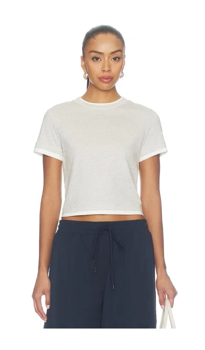 Good American The Layered Tee In Gray