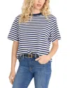 Good American The Oversized Tee In Black