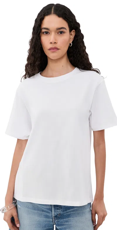 Good American The Overized T-shirt In White