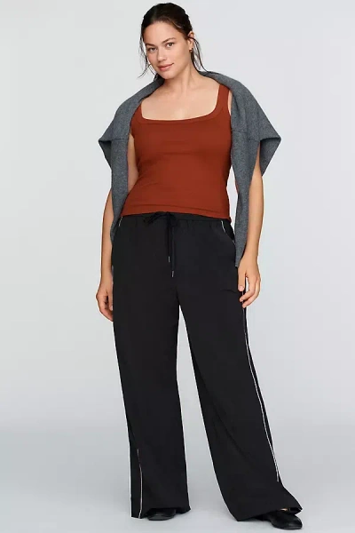 Good American The Plus Sport Pants In Black