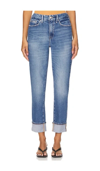 Good American The Weekend Cuffed In Indigo711