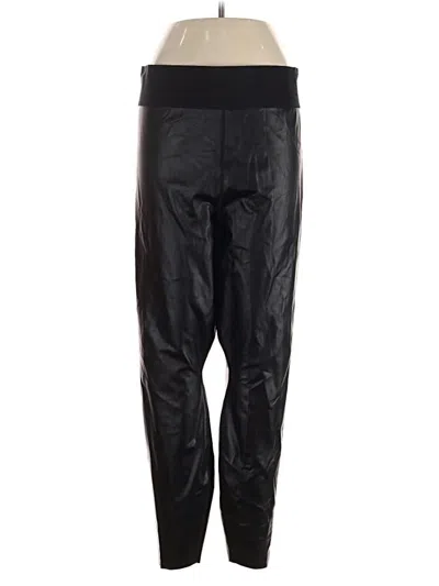 Pre-owned Good American Track Pants In Black
