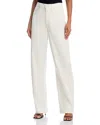 Good American Good Barrel High Waist Relaxed Barrel Twill Pants In Clw
