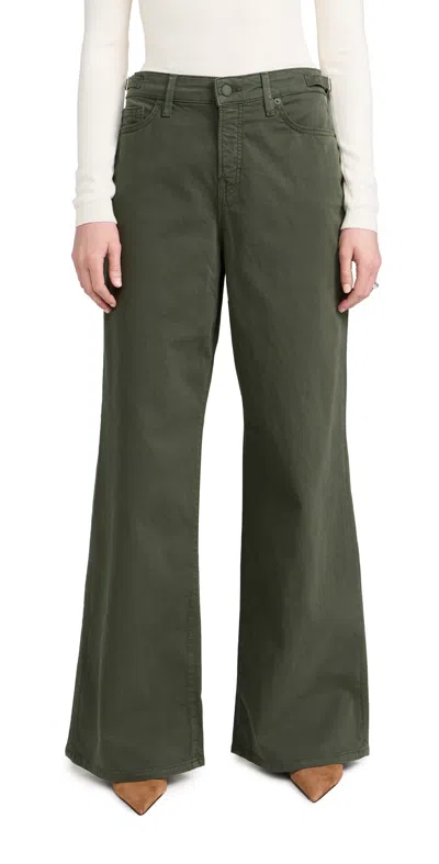 Good American Twill Good Ease Pants With Adjustable Tabs Fatigue001