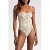 Good American Underwire One-piece Swimsuit In Neutral