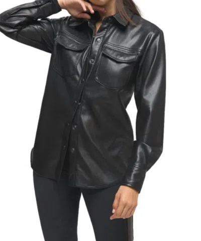 Good American Utility Shirt In Black