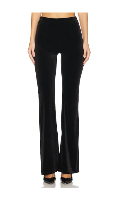 Good American Velvet Flare Pant In Black