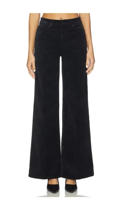 Good American Velvet Good Waist Palazzo Pants In Black
