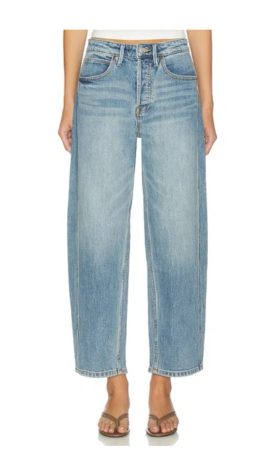 Good American Vintage Barrel Ankle Jeans In Blue