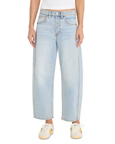 Good American Vintage High Rise Barrel Ankle Jeans In Indigo1351 In Blue