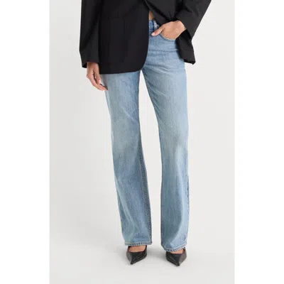 Good American Vintage Low Rise Bootcut Jeans In Blue