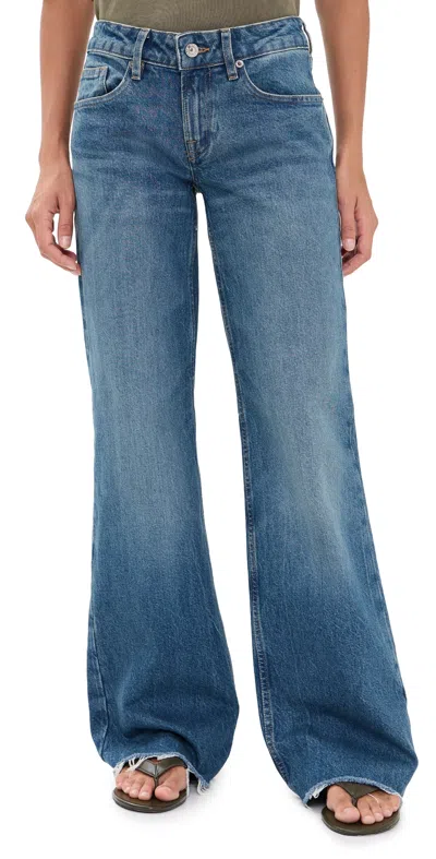Good American Vintage Low Rise Loose Jeans Troubled Water