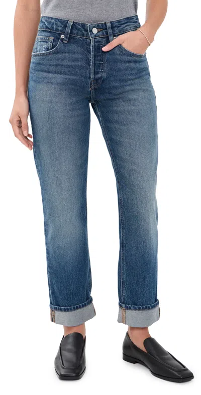 Good American Vintage Straight Ankle Jeans Indigo1282