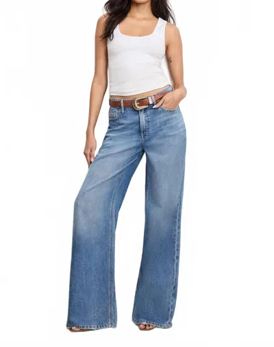 Good American Weightless Good Standard Ease Jeans In Indigo961 In Blue