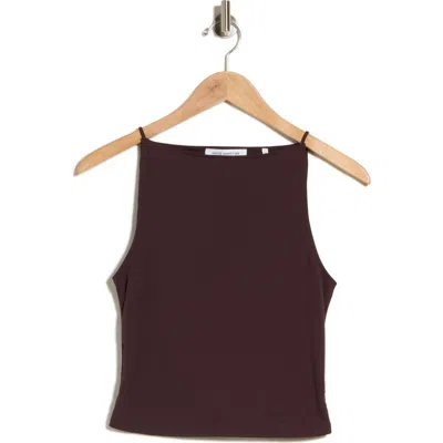 Good American Weightless Sleeveless Tank In Brown