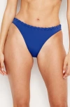 Good American Whipstitch Bikini Bottoms In Capri Blue004