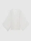 Good American White  Tencel-blend Beach-up