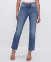 Good American Women's Always Fits Good Legs Straight-leg Jeans In Blue
